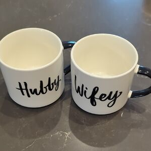 Wifey Hubby Mugs By Threshold